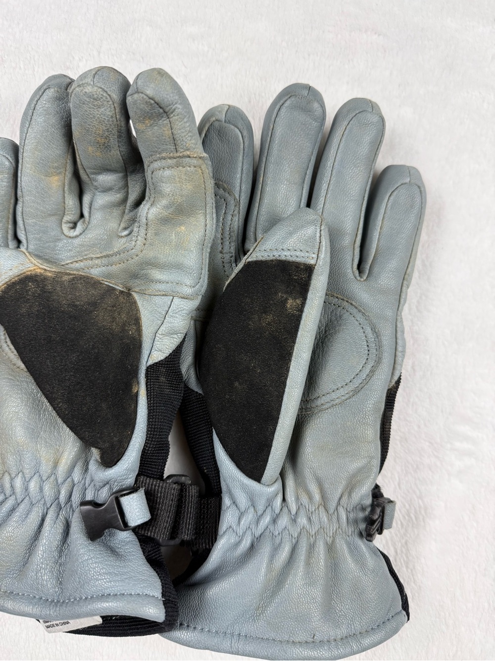 Smartwool Leather Gloves with wool lining Ski Gloves Unisex Small - Picture 5 of 7